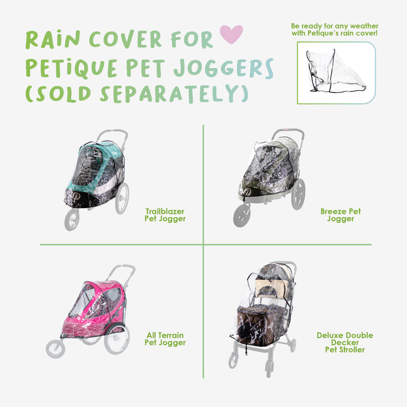 Dog stroller rain cover best sale